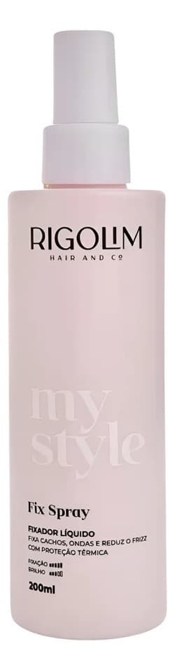 Fixador Líquido Rigolim Hair and Co my style fix spray 200mL