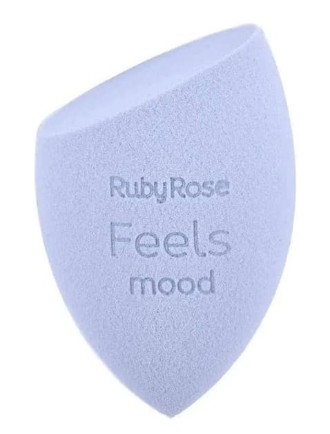 Esponja De Maquiagem Ruby Rose Chanfrada Feels Mood S/ Latéx