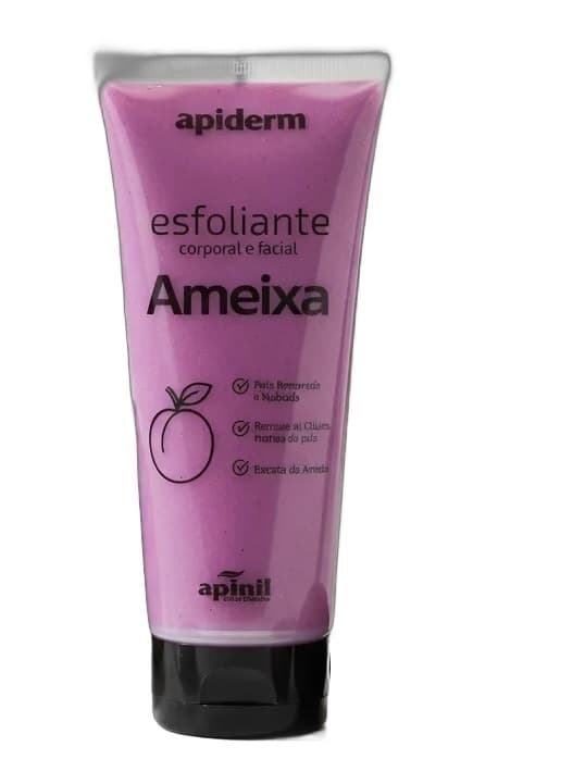 Creme Esfoliante Facial E Corporal Apinil 190g - Ameixa