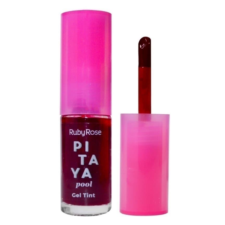 Gel Tint - Liptint Em Gel Pitaya - Ruby Rose Acab. Natural