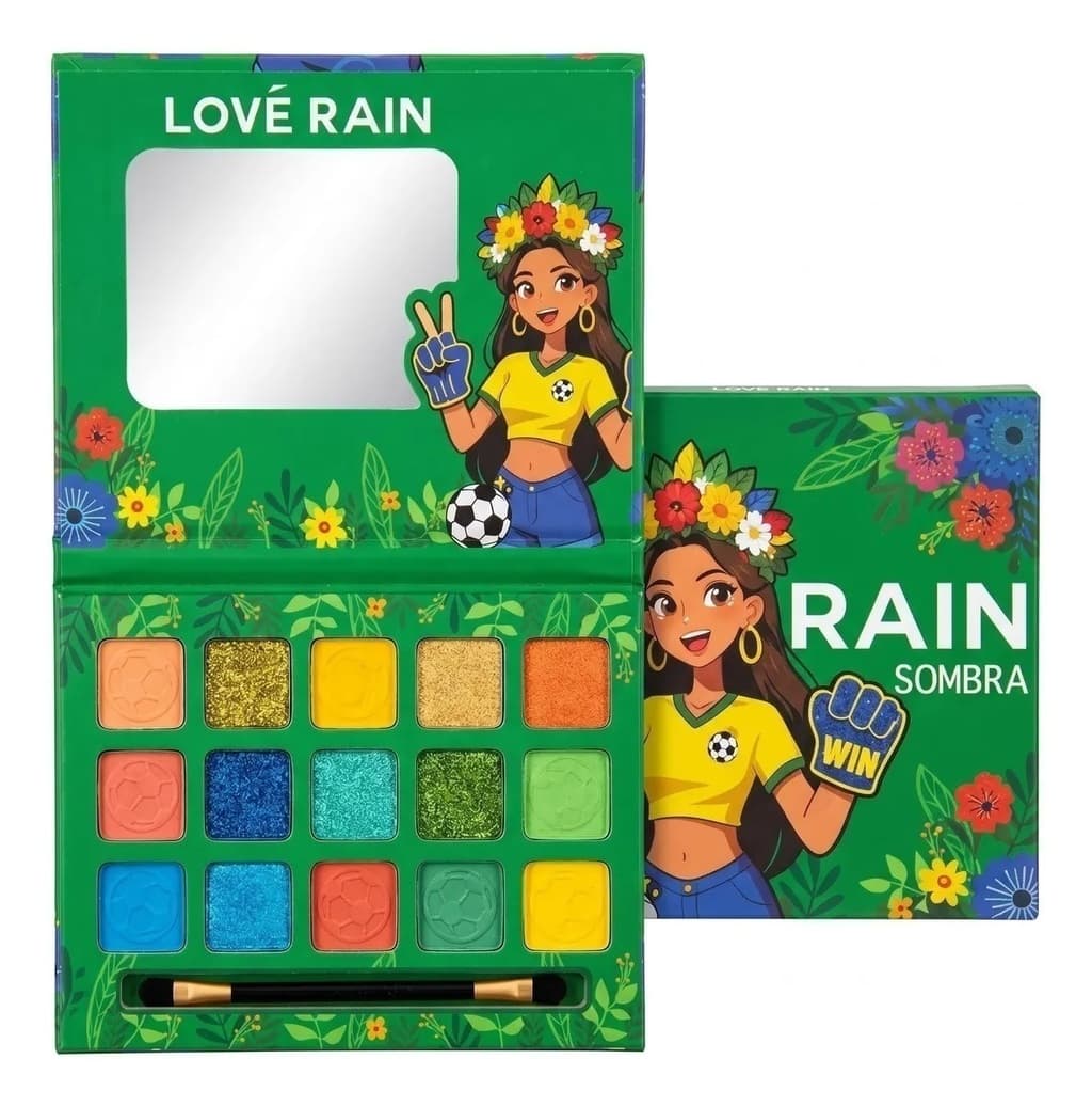 Paleta De Sombras Brasil Copa Do Mundo 2026 Edição Limita