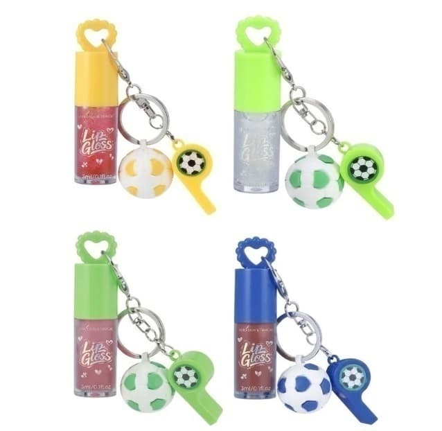Lip Gloss Chaveiro Brasil - Copa Do Mundo - Cores Diversas